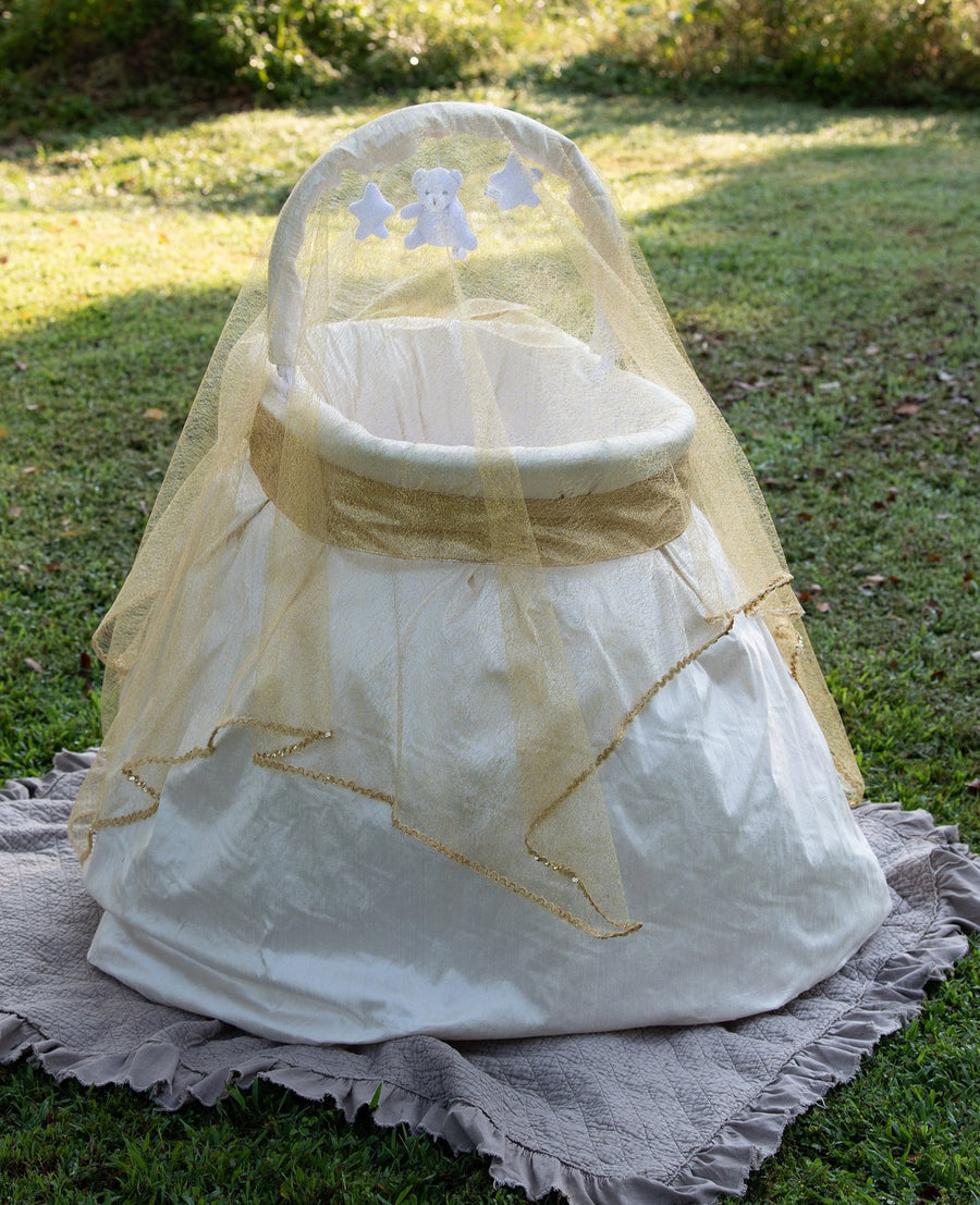 Golden Lush Bassinet Veil