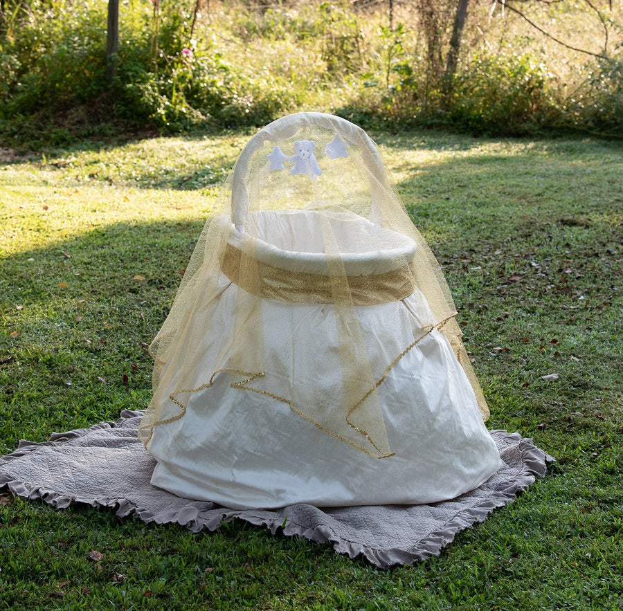 Golden Lush Bassinet Veil