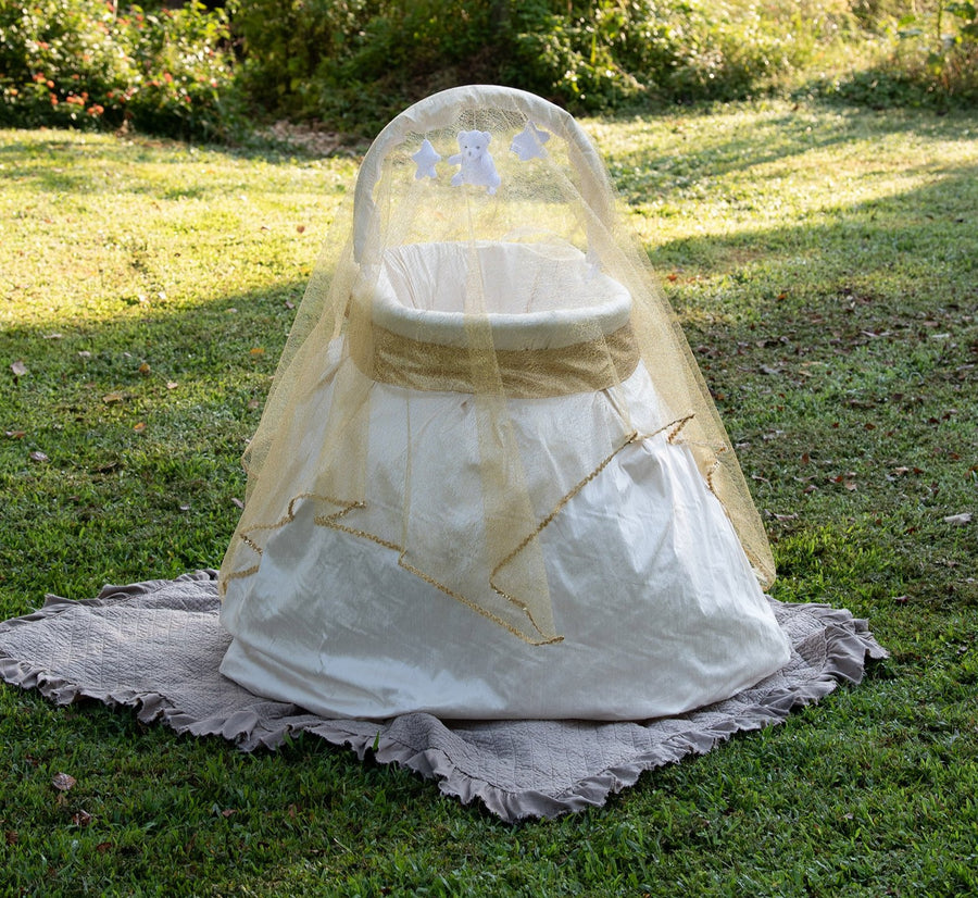 Golden Lush Bassinet Veil