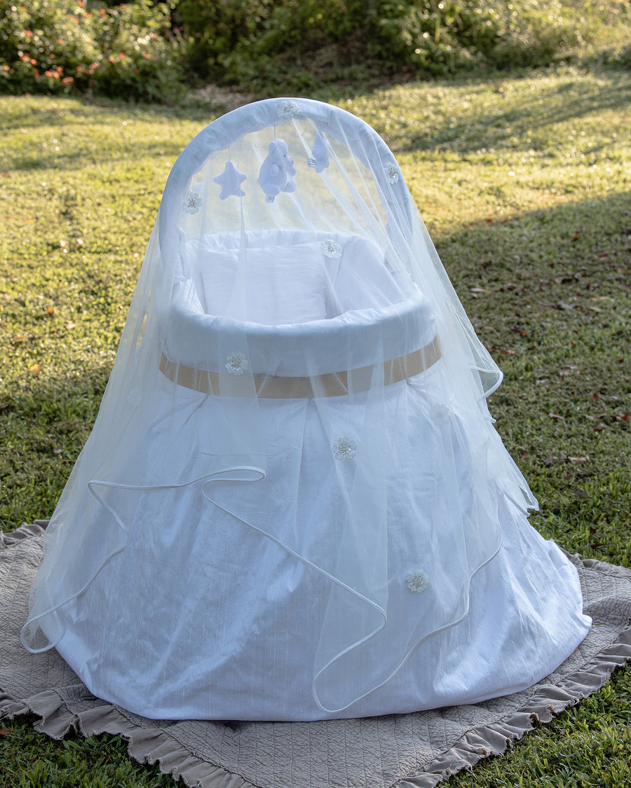 Adona Bassinet Cover with Veil